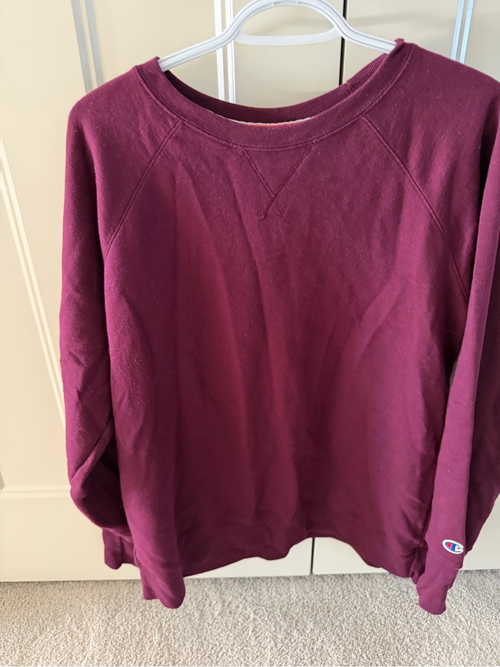 Champion Maroon Crewneck Sweatshirt